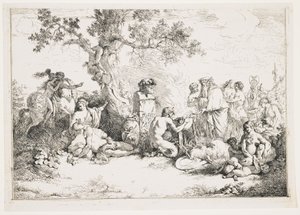 पान के लिए बलिदान, सी। 1760-1763